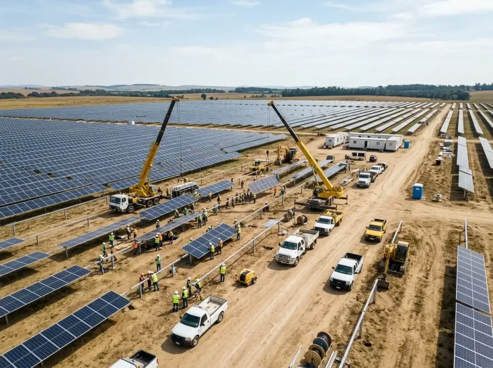 Mobile Cranes — Solar Farm Construction